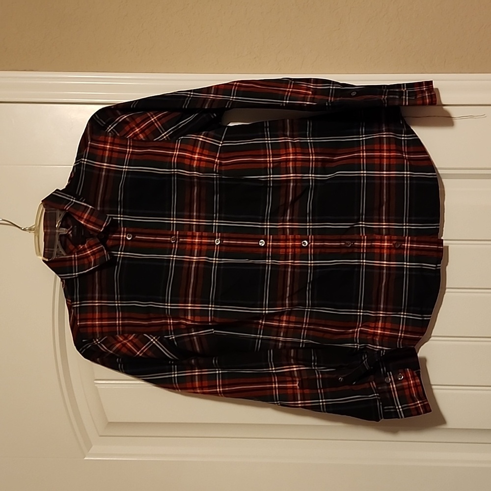 J. Crew Plaid Long Sleeve Button Down Shirt